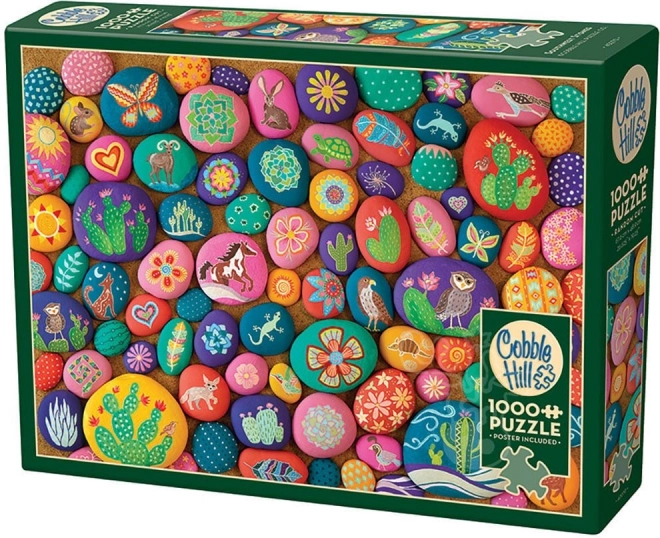 Puzzle Malowane kamienie Południowego Zachodu COBBLE HILL 1000 elementów