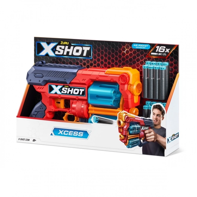 Wyrzutnia X-Shot Excel Xcess (16 strzałek) pomarańczowa