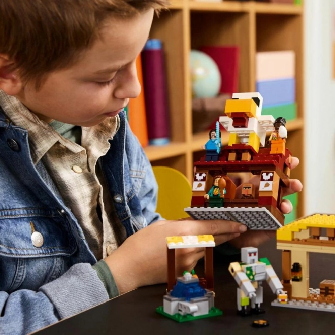 LEGO Minecraft 21273 Atak balonowego Ghasta na wioskę