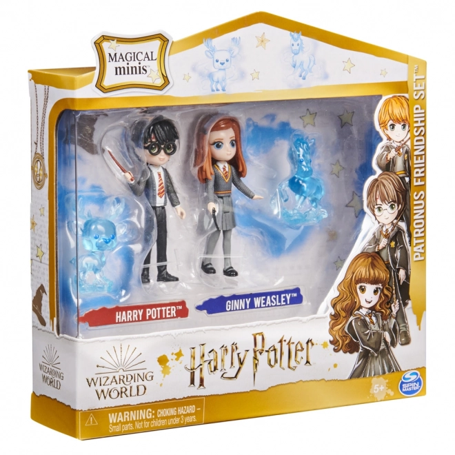 Figurki Świata Czarodziejów Patronus Harry i Ginny
