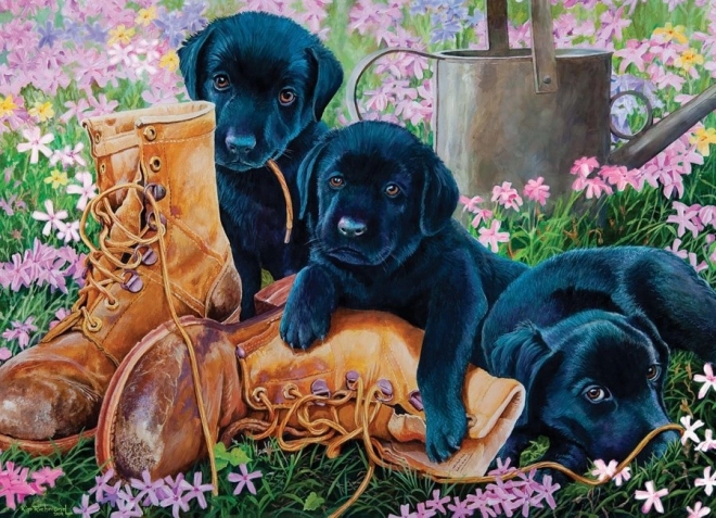 Puzzle stół w ogrodzie 500 elementów