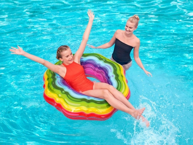Bestway Dmuchane koło tęczowe żelka 115 cm
