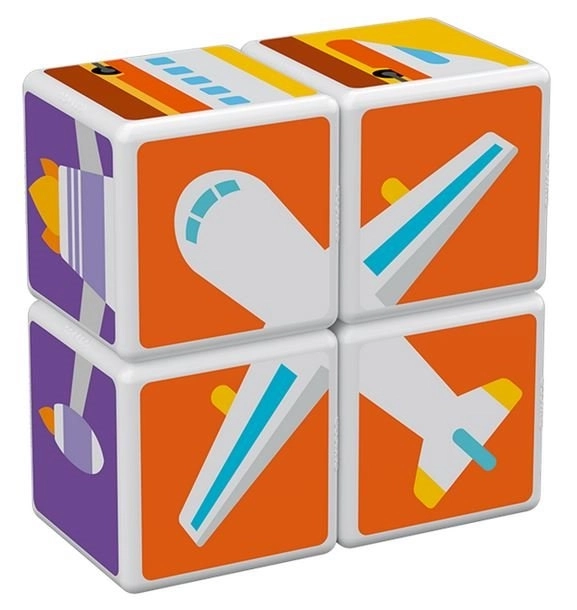 GEOMAG Magnetyczne klocki Magicube Środki transportu