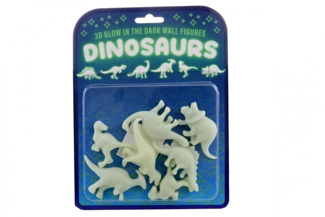 Świecące dinozaury naklejki dekoracyjne