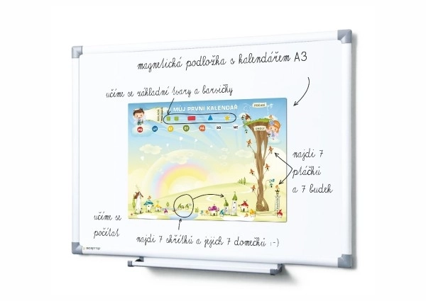Magnetyczny kalendarz - Przedszkole 114 magnesów