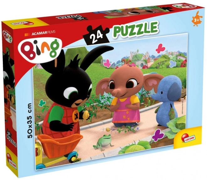 BING - Żaba puzzle 24 elementów