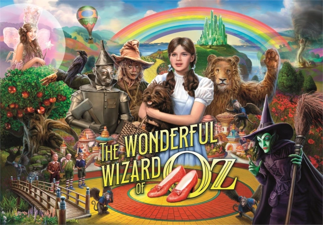 Puzzle 1000 elementów Czarnoksiężnik z Krainy Oz – High Quality