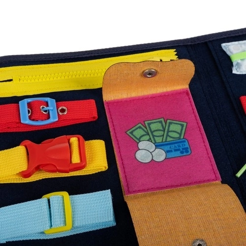 Sensoryczna tablica manipulacyjna - edukacyjna etui