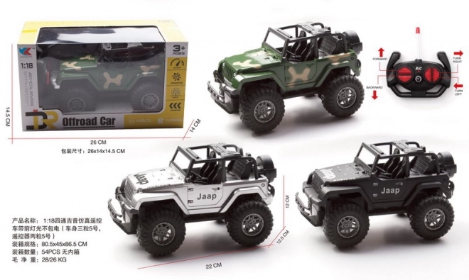 Samochód terenowy RC zdalnie sterowany 22 cm