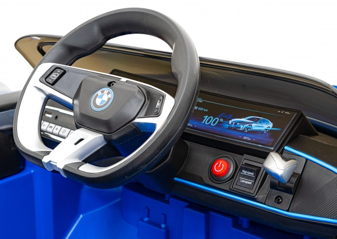 Samochód dziecięcy na baterię BMW i4 – Niebieskie