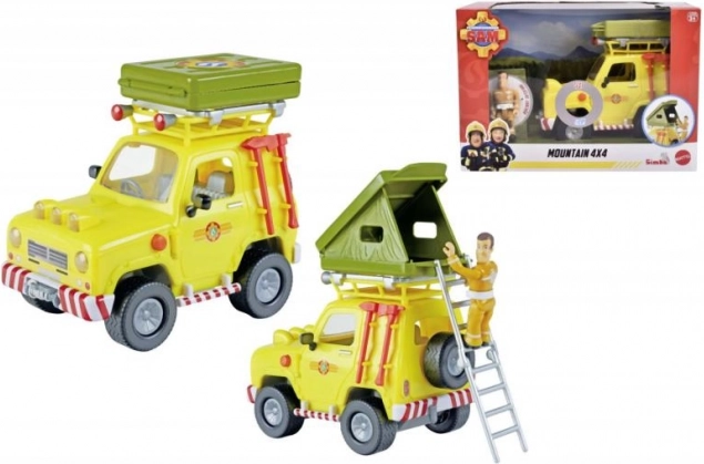 Strażak Sam terenowe auto 4x4 z figurką 16 cm
