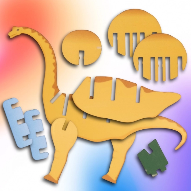 EscapeWelt 3D drewniane puzzle Brontosaurus