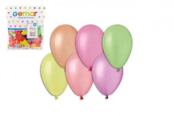 Balony dmuchane - Neon 100 szt.