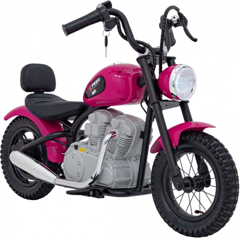 Dziecięcy motocykl elektryczny SPEED Power różowy