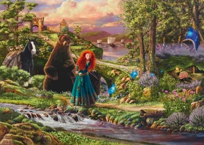 Puzzle SCHMIDT Merida Waleczna: Merida 1000 elementów