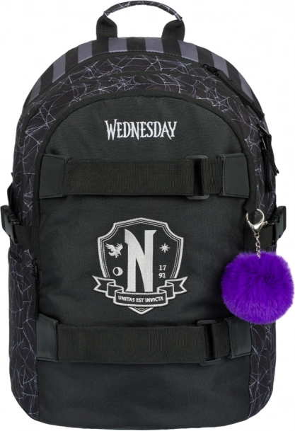 Plecak szkolny BAAGL Wednesday Nevermore Skate