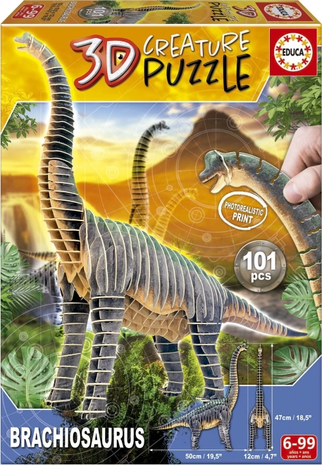 3D puzzle Brachiosaurus - 101 elementów