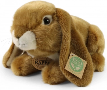 Rappa pluszowy królik brązowy 25 cm eco‑friendly