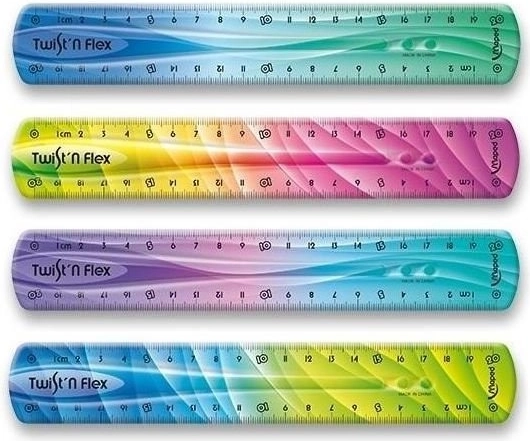 Linijka MAPED Twist'n Flex tęczowa 20 cm