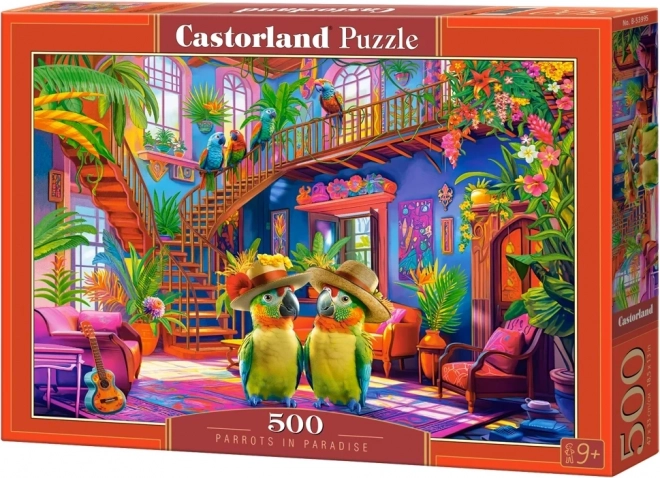 Puzzle Papugi w raju
