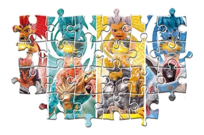 CLEMENTONI Puzzle Gormiti: Posłańcy z bransoletkami MAXI 104 elementy