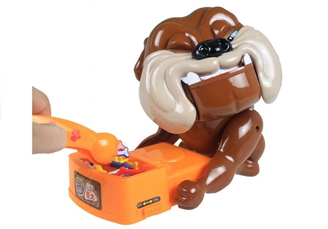 Bulldog Brown Bateria Zła Gra Zręcznościowa Zły Pies