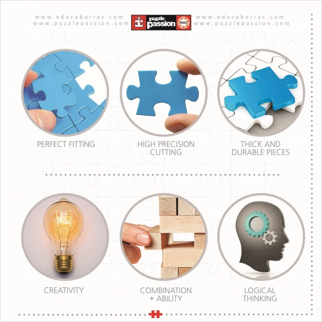 Puzzle Educa żółwie w tropikalnej fantazji 1000 elementów
