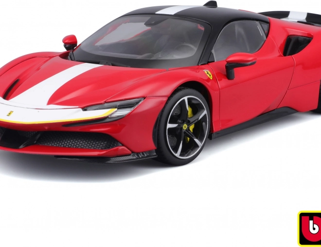 Ferrari SF90 Stradale Assetto Fiorano w czerwonym kolorze