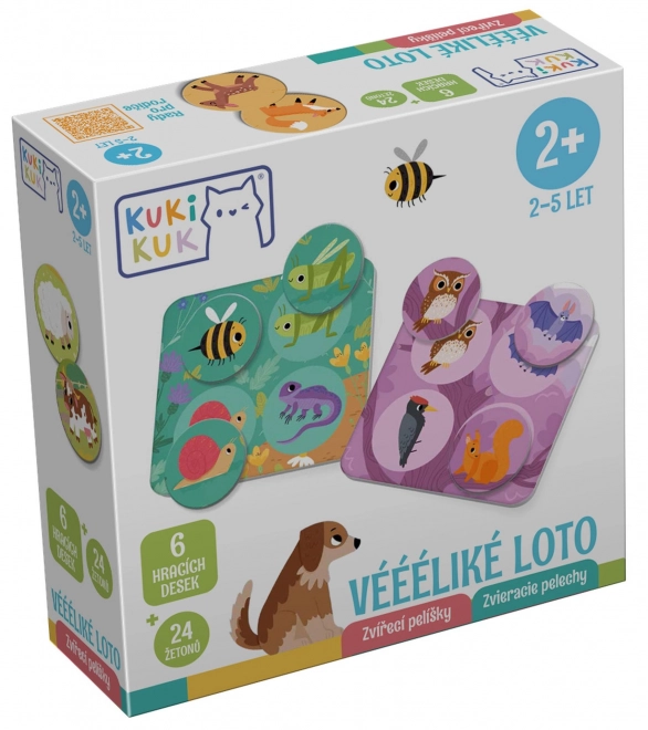 KukiKuk 80034 Baardzo Loto Zwierzęce Legowiska