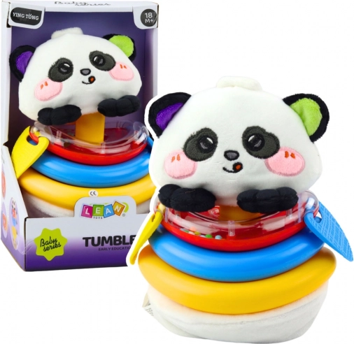 Kołysząca zabawka z pierścieniami Panda