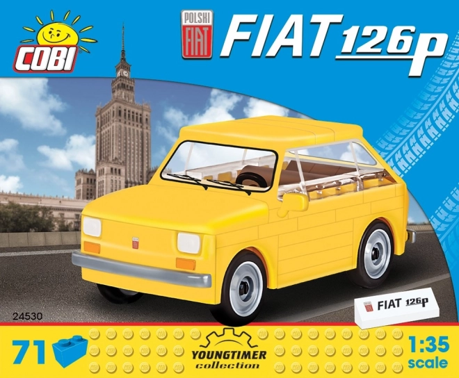 Zestaw konstrukcyjny 71 elementów Polski Fiat 126P
