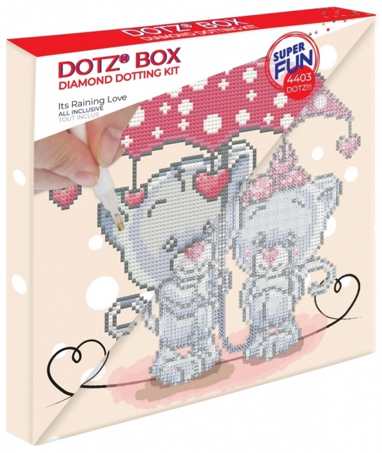 Zestaw Diamond Dotz Deszcz miłości