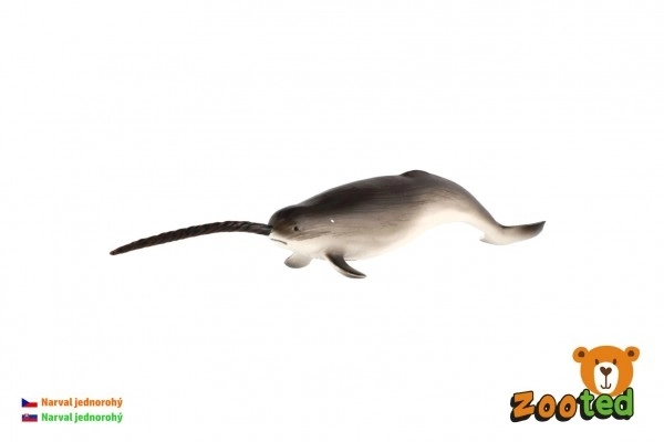 Narwal jednorożec zabawka 20cm w woreczku