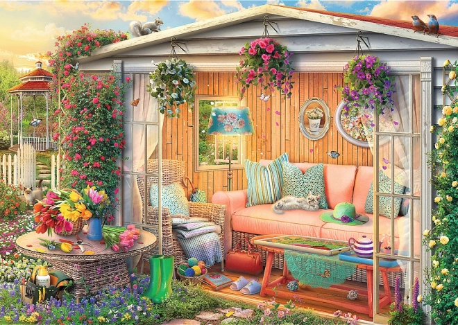 TREFL Puzzle Premium Plus Tea Time: Moje ulubione miejsce 1000 elementów