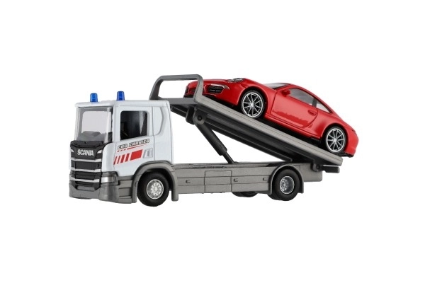 Welly Scania P320 pojazd holowniczy i samochód