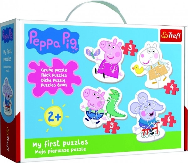 Puzzle dziecięce - Urocza Świnka Peppa / Świnka Peppa