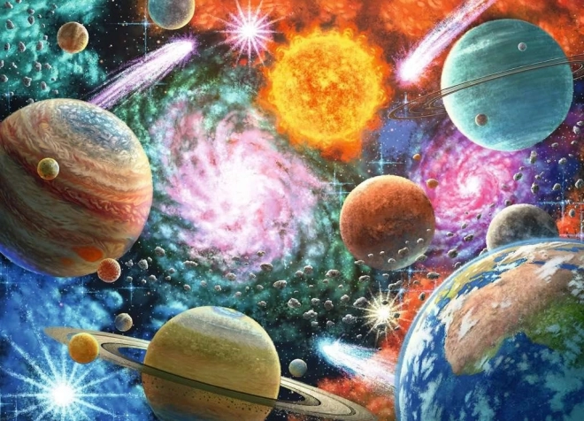 RAVENSBURGER Puzzle We wszechświecie XXL 100 elementów