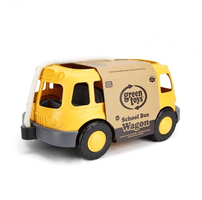 Green Toys ciągnik szkolny autobus