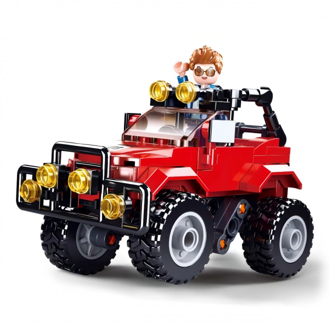 Sluban Town M38-B0902 Jeep czerwony