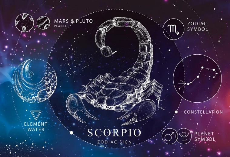 Puzzle Zodiak Skorpion 250 elementów