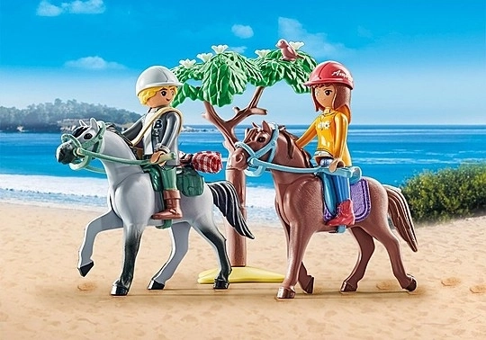 Figurki konie zestaw 71470 Wyprawa konna na plażę z Amelią i Benem