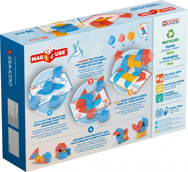 Geomag Magicube Bloki i Karty 16 elementów