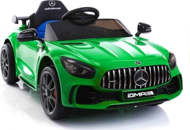 Dziecięcy samochód na baterie Mercedes GTR zielony