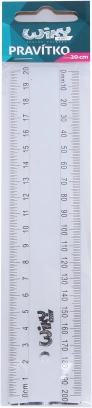 Przezroczysta linijka 20 cm
