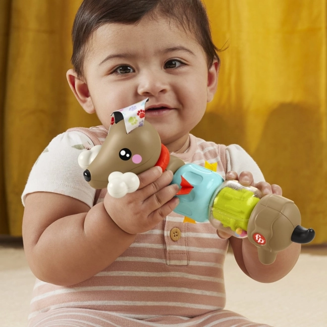 Fisher Price Grzechotka i klapujący jamnik HTW91