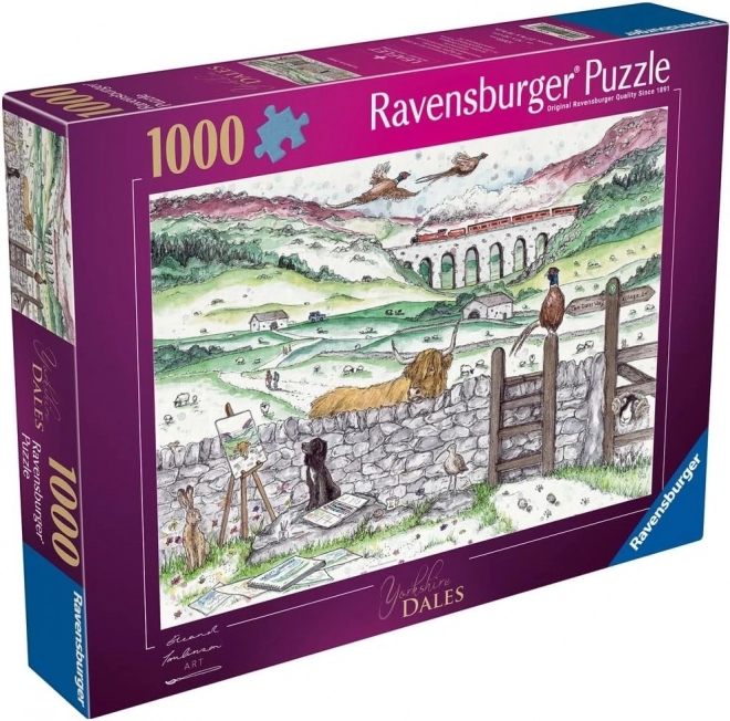 Puzzle Ravensburger Życie w Yorkshire 1000 elementów