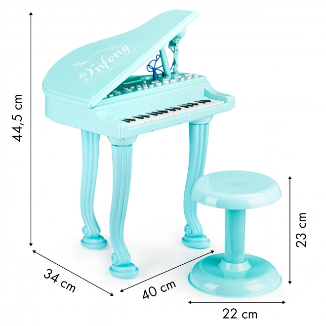 Organy klawiatura pianino z mikrofonem mp3