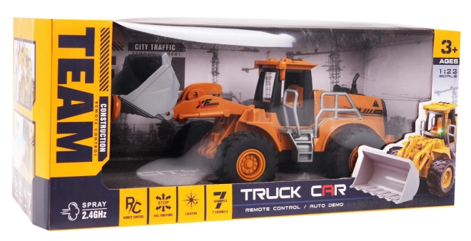 R/C Buldozer z funkcją świateł i dymu