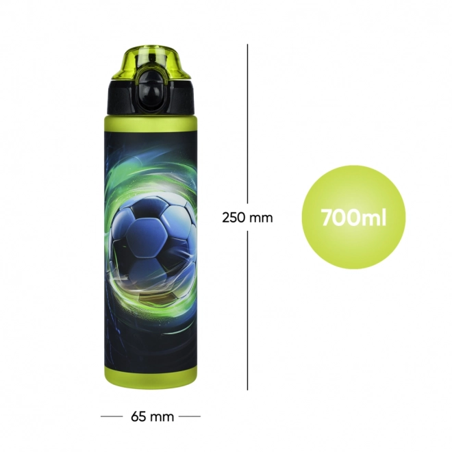BAAGL Butelka Tritanowa do picia Piłka nożna, 700 ml