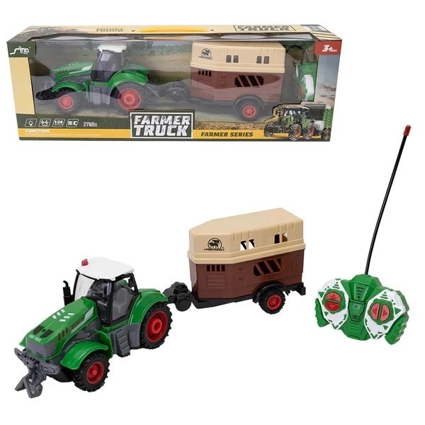 R/C traktor z przyczepą dla koni